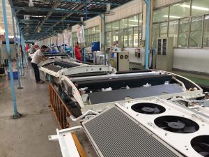 Minibus air conditioning