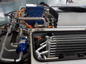 Bus AC drain clogged