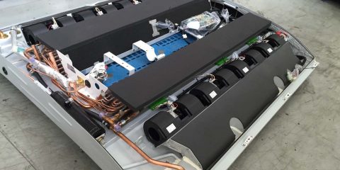 Bus air conditioner fan motor