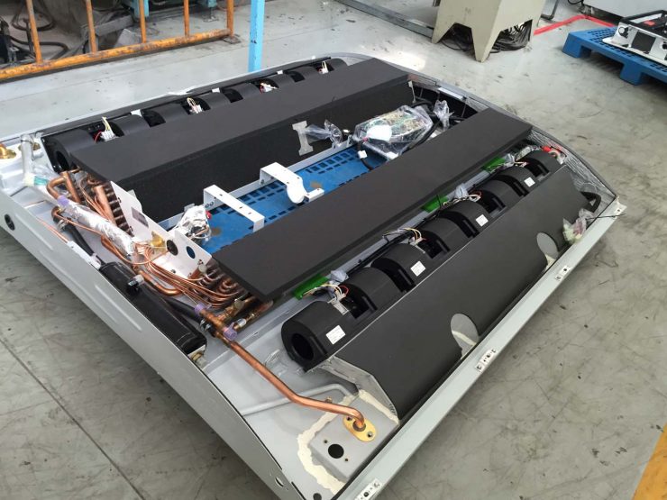 Bus air conditioner fan motor