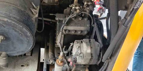 Bus Air Conditioning Compressor Replacement
